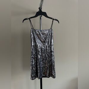 Urban Outfitters | Black Sequin Dress | Size SP